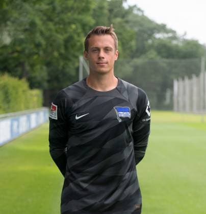Goalkeeper Alexander Schwolow Hertha BSC Hertha BSC 2 Bundesliga, portrait date 2023 2024, 05 07 2023, Copyright: xSebastianxRäppold MatthiasxKochx