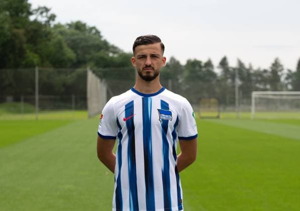 Mesut Kesik Hertha BSC Hertha BSC 2 Bundesliga, porträttermin 2023 2024, 05 07 2023, Copyright: xSebastianxRäppold MatthiasxKochx