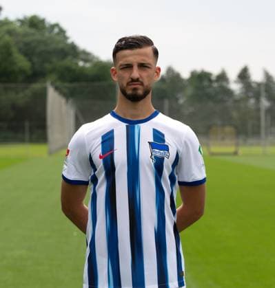 Mesut Kesik Hertha BSC Hertha BSC 2 Bundesliga, porträttermin 2023 2024, 05 07 2023, Copyright: xSebastianxRäppold MatthiasxKochx