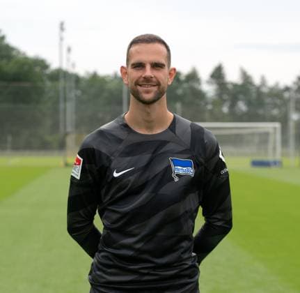 Goalkeeper Marius Gersbeck Hertha BSC Hertha BSC 2 Bundesliga, Porträttermin 2023 2024, 05 07 2023, Copyright: xSebastianxRäppold MatthiasxKochx