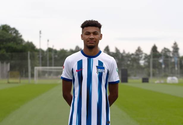 Joel da Silva Kiala Hertha BSC Hertha BSC 2 Bundesliga, Porträttermin 2023 2024, 05 07 2023, Copyright: xSebastianxRäppold MatthiasxKochx