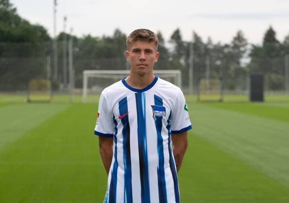 Gustav Christensen Hertha BSC Hertha BSC 2 Bundesliga, portrait date 2023 2024, 05 07 2023, Copyright: xSebastianxRäppold MatthiasxKochx