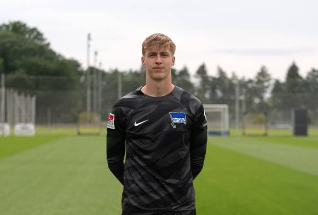 Goalkeeper Tim Goller Hertha BSC Hertha BSC 2 Bundesliga, Porträttermin 2023 2024, 05 07 2023, Copyright: xSebastianxRäppold MatthiasxKochx