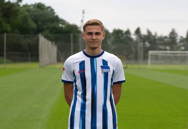 Marten Winkler Hertha BSC Hertha BSC 2 Bundesliga, Porträttermin 2023 2024, 05 07 2023, Copyright: xSebastianxRäppold MatthiasxKochx