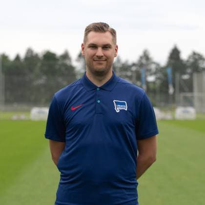 Game analyst Etienne Dzwonkowsky Hertha BSC Hertha BSC 2 Bundesliga, Porträttermin 2023 2024, 05 07 2023, Copyright: xSebastianxRäppold MatthiasxKochx