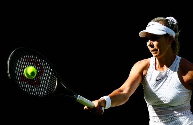 Mandatory Credit: Photo by Simon Dael Shutterstock (13995914dv) Katie Boulter Wimbledon Tennis Championships, Day 3, The All England Lawn Tennis and Croquet Club, London, UK - 05 Jul 2023 Wimbledon Tennis Championships, Day 3, The All England Lawn Tennis and Croquet Club, London, UK - 05 Jul 2023  Copyright: xSimonxDael Shutterstockx 13995914dv