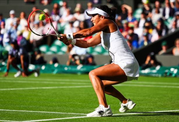 Mandatory Credit: Photo by Simon Dael Shutterstock (13995914en) Heather Watson Wimbledon Tennis Championships, Day 3, The All England Lawn Tennis and Croquet Club, London, UK - 05 Jul 2023 Wimbledon Tennis Championships, Day 3, The All England Lawn Tennis and Croquet Club, London, UK - 05 Jul 2023  Copyright: xSimonxDael Shutterstockx 13995914en