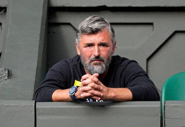 Mandatory Credit: Photo by Dave Shopland Shutterstock (13995910ic) Goran Ivanisevic Wimbledon Tennis Championships, Day 3, The All England Lawn Tennis and Croquet Club, London, UK - 05 Jul 2023 Wimbledon Tennis Championships, Day 3, The All England Lawn Tennis and Croquet Club, London, UK - 05 Jul 2023  Copyright: xDavexShopland Shutterstockx 13995910ic
