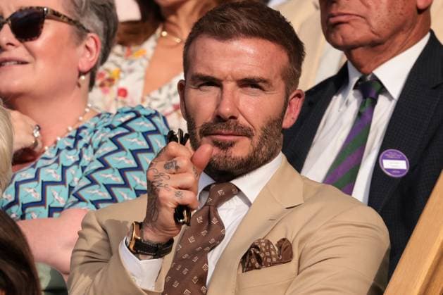 Sport Bilder des Tages 2023 Wimbledon Tournament LONDRES, LO - 05.07.2023: 2023 WIMBLEDON TOURNAMENT - Former football player David Beckham (ING) during Wimbledon Tournament 2023 held in London, England.(ING) during Wimbledon Tournament 2023 held in London, England. (Photo: Andre Chaco Fotoarena) x2397827x  AndrexChaco
