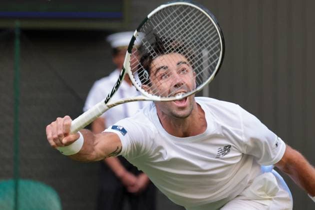2023 Wimbledon Tournament LONDRES, LO - 05.07.2023: 2023 WIMBLEDON TOURNAMENT - Jordan Thompson (AUS) during the 2023 Wimbledon Tournament held in London, England. (Photo: Andre Chaco Fotoarena) x2397878x  AndrexChaco
