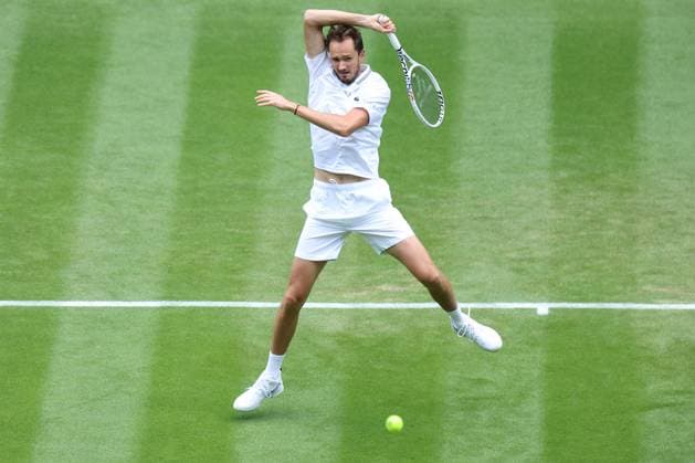 Daniil Medvedev TENNIS : Wimbledon 2023 - 05 07 2023 AntoineCouvercelle Panoramic  