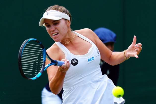 Mandatory Credit: Photo by Javier Garcia Shutterstock (13995919ab) Sofia Kenin during her second round match Wimbledon Tennis Championships, Day 4, The All England Lawn Tennis and Croquet Club, London, UK - 06 Jul 2023 Wimbledon Tennis Championships, Day 4, The All England Lawn Tennis and Croquet Club, London, UK - 06 Jul 2023  Copyright: xJavierxGarcia Shutterstockx 13995919ab