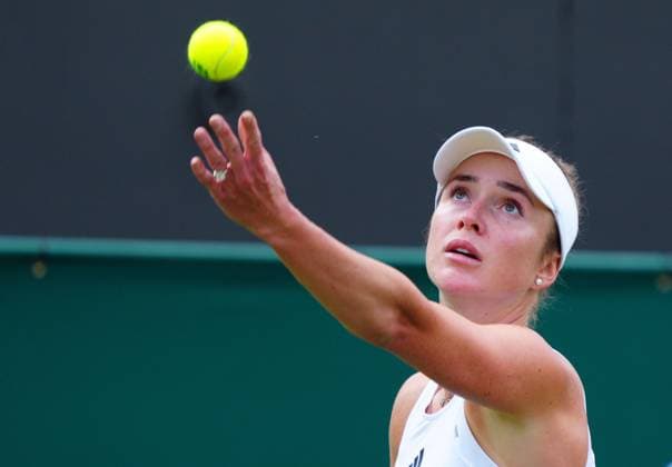 Mandatory Credit: Photo by Javier Garcia Shutterstock (13995919al) Elina Svitolina during her second round match Wimbledon Tennis Championships, Day 4, The All England Lawn Tennis and Croquet Club, London, UK - 06 Jul 2023 Wimbledon Tennis Championships, Day 4, The All England Lawn Tennis and Croquet Club, London, UK - 06 Jul 2023  Copyright: xJavierxGarcia Shutterstockx 13995919al