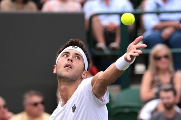 2023 Wimbledon Tournament LONDRES, LO - 06.07.2023: 2023 WIMBLEDON TOURNAMENT - Tomas Etcheverry (ARG) during Wimbledon 2023 Tournament held in London, England. (Photo: Andre Chaco Fotoarena) x2397929x  AndrexChaco
