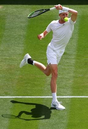 Mandatory Credit: Photo by Simon Dael Shutterstock (13995920aj) Gijs Brouwer during his first round match Wimbledon Tennis Championships, Day 4, The All England Lawn Tennis and Croquet Club, London, UK - 06 Jul 2023 Wimbledon Tennis Championships, Day 4, The All England Lawn Tennis and Croquet Club, London, UK - 06 Jul 2023  Copyright: xSimonxDael Shutterstockx 13995920aj