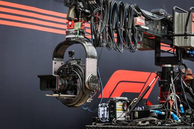 APEX APXGP Team crew filming in the paddock for the F1 movie by Apple Studios Bruckheimer Films, Camera, illustration during the 2023 Formula 1 Aramco British Grand Prix, 10th round of the 2023 Formula One World Championship, WM, Weltmeisterschaft from July 7 to 9, 2023 on the Silverstone Circuit, in Silverstone, United Kingdom  Copyright: xAntoninxVincent DPPI IPAxSportx x xIPAxSportx 0 IPA_IPA39077816
