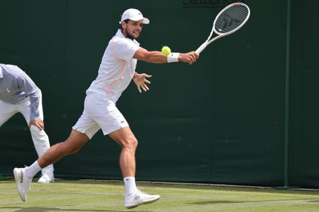 2023 Wimbledon Tournament LONDRES, LO - 06.07.2023: 2023 WIMBLEDON TOURNAMENT - Grégoire Barrère (FRA) during the 2023 Wimbledon Tournament held in London, England. (Photo: Andre Chaco Fotoarena) x2397938x  AndrexChaco
