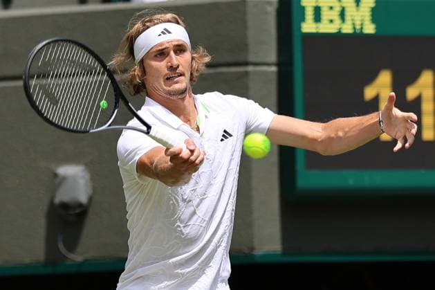 TENNIS - Wimbledon 2023 LONDON,ENGLAND,06.JUL.23 - TENNIS - ATP, Tennis Herren World Tour, Wimbledon, Grand Slam. Image shows Alexander Zverev (GER).  GEPAxpictures xAlanxGrieves
