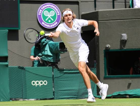 TENNIS - Wimbledon 2023 LONDON,ENGLAND,06.JUL.23 - TENNIS - ATP, Tennis Herren World Tour, Wimbledon, Grand Slam. Image shows Alexander Zverev (GER).  GEPAxpictures xAlanxGrieves