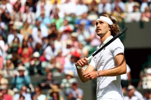 Tennis, Wimbledon, Day 4, Alexander Zverev - Gijs Brouwer