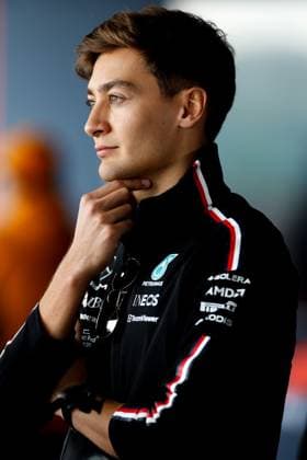 63 George Russell GBR, Mercedes AMG Petronas F1 Team , F1 Grand Prix of Great Britain at Silverstone Circuit on July 6, 2023 in Silverstone, Great Britain Photo by HOCH ZWEI Silverstone Great Britain