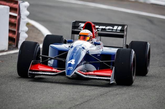 Tyrrell 021 Yamaha during the 2023 Formula 1 Aramco British Grand Prix, 10th round of the 2023 Formula One World Championship, WM, Weltmeisterschaft from July 7 to 9, 2023 on the Silverstone Circuit, in Silverstone, United Kingdom - F1 - BRITISH GRAND PRIX 2023 DPPI Panoramic  00123024__R3_4759 