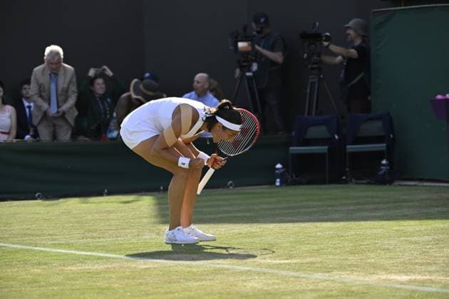 Tennis : Wimbledon 2023 - Angleterre - Caroline Garcia - France Tennis : Wimbledon 2023 - Angleterre- 06 07 23 ChrysleneCaillaud Panoramic  