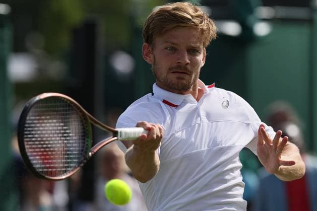 The Championships Wimbledon 2023- DAY 4- 06 07 2023 Great Britain, London, All England Lawn Tennis Club, The Championships Wimbledon 2023 - DAY 4- 06 07 2023 Belgian player David Goffin (BEL) leaves the court after he lost his second round against Tomas Barrios Vera (CHI) in London , All England Lawn Tennis Club at The Championships Wimbledon 2023 LONDON GREAT BRITAIN  Copyright: xMélaniexJeusettex
