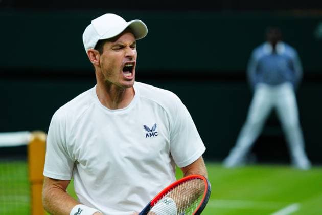 Mandatory Credit: Photo by Javier Garcia Shutterstock (13995919iz) Andy Murray during his second round match Wimbledon Tennis Championships, Day 4, The All England Lawn Tennis and Croquet Club, London, UK - 06 Jul 2023 Wimbledon Tennis Championships, Day 4, The All England Lawn Tennis and Croquet Club, London, UK - 06 Jul 2023  Copyright: xJavierxGarcia Shutterstockx 13995919iz