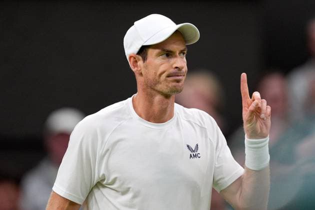 Mandatory Credit: Photo by Dave Shopland Shutterstock (13995918dc) Andy Murray during his second round match Wimbledon Tennis Championships, Day 4, The All England Lawn Tennis and Croquet Club, London, UK - 06 Jul 2023 Wimbledon Tennis Championships, Day 4, The All England Lawn Tennis and Croquet Club, London, UK - 06 Jul 2023  Copyright: xDavexShopland Shutterstockx 13995918dc