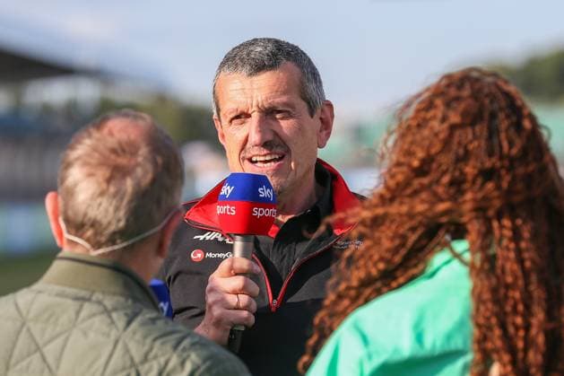FORMULA 1 ARAMCO BRITISH GRAND PRIX 2023, 06 07 2023 Team Principal Guenther Steiner, Haas media interview sky sports during the FORMULA 1 ARAMCO BRITISH GRAND PRIX 2023 at Silverstone Circuit, Silverstone, United Kingdom on 6 July 2023 Editorial Use Only Copyright: xPhilxDuncanx ESM-0742-0001