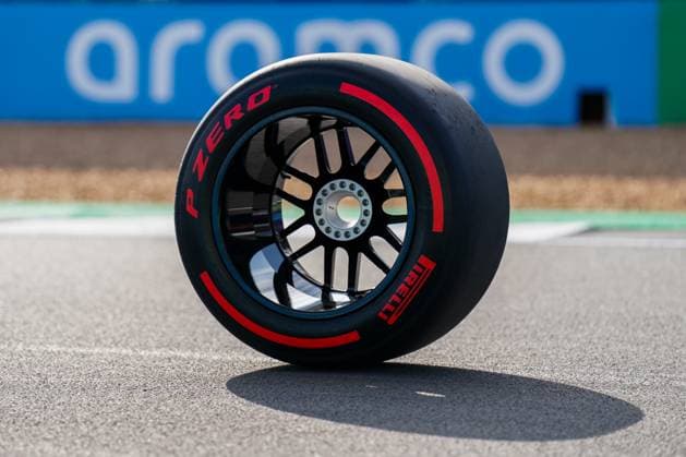 FORMULA 1 ARAMCO BRITISH GRAND PRIX 2023, 06 07 2023 Pirelli P Zero tyre during the FORMULA 1 ARAMCO BRITISH GRAND PRIX 2023 at Silverstone Circuit, Silverstone, United Kingdom on 6 July 2023 Editorial Use Only Copyright: xEveryxSecondxMediax ESM-0745-0024