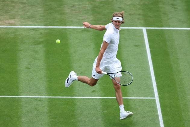 Alexander Zverev TENNIS : Wimbledon 2023 - 06 07 2023 AntoineCouvercelle Panoramic  