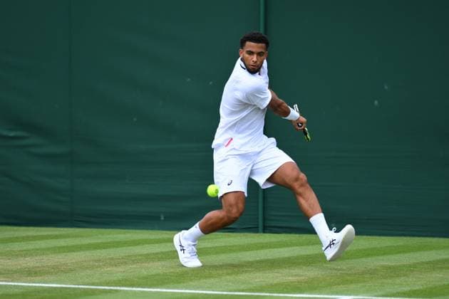 Wimbledon Championships Day 4 Arthur Fils (FRA) plays his second round match at the 2023 Wimbledon Championships at the AELTC in London, UK, on July 6, 2023. Photo by Corinne Dubreuil ABACAPRESS.COM London United Kingdom  Copyright: xDubreuilxCorinne ABACAx 859826_053 DubreuilxCorinne ABACAx 859826_053