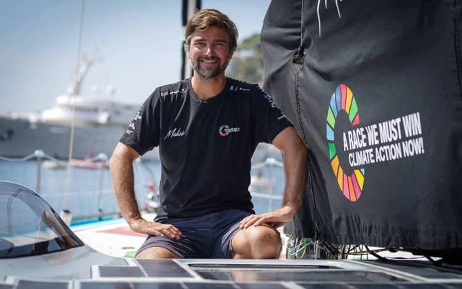 Photo LaPresse - July 05 2023 Monaco - Energy boat challenge 2023 In the pic: Boris Herrmann  Copyright: xSpada LaPressex