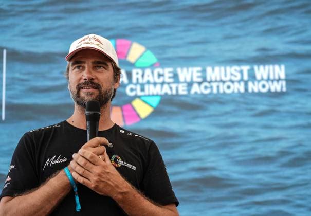 Photo LaPresse - July 05 2023 Monaco - Energy boat challenge 2023 In the pic: Boris Herrmann  Copyright: xSpada LaPressex