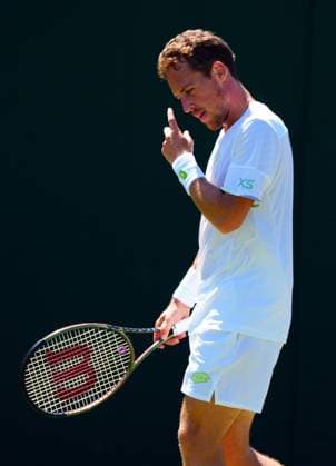 Mandatory Credit: Photo by Javier Garcia Shutterstock (13995928t) Roberto Carballes Baena during his second round match Wimbledon Tennis Championships, Day 5, The All England Lawn Tennis and Croquet Club, London, UK - 07 Jul 2023 Wimbledon Tennis Championships, Day 5, The All England Lawn Tennis and Croquet Club, London, UK - 07 Jul 2023  Copyright: xJavierxGarcia Shutterstockx 13995928t