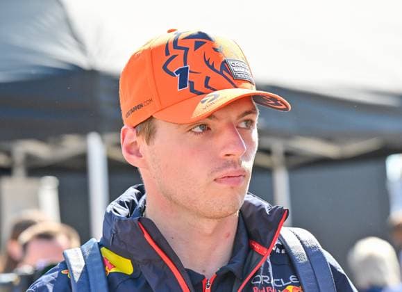 Formula 1 Lenovo British Grand Prix Max Verstappen arrives in the Paddock on practice day during the Formula 1 Aramco British Grand Prix at Silverstone, Towcester, Northamptonshire, UK on July 07 2023. Lee Floyd, Credit:Lee Floyd Avalon UK, Northamptonshire, Towcester, Silverstone  Copyright: xLeexFloydx xAvalonx 0787696821