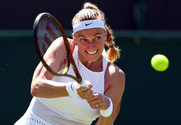 Mandatory Credit: Photo by Simon Dael Shutterstock (13995929ap) Petra Kvitova during her second round match Wimbledon Tennis Championships, Day 5, The All England Lawn Tennis and Croquet Club, London, UK - 07 Jul 2023 Wimbledon Tennis Championships, Day 5, The All England Lawn Tennis and Croquet Club, London, UK - 07 Jul 2023  Copyright: xSimonxDael Shutterstockx 13995929ap
