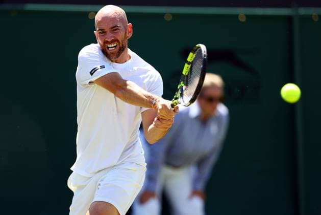 Mandatory Credit: Photo by Simon Dael Shutterstock (13995929au) Adrian Mannarino during his second round match Wimbledon Tennis Championships, Day 5, The All England Lawn Tennis and Croquet Club, London, UK - 07 Jul 2023 Wimbledon Tennis Championships, Day 5, The All England Lawn Tennis and Croquet Club, London, UK - 07 Jul 2023  Copyright: xSimonxDael Shutterstockx 13995929au