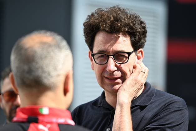 7th July 2023: Silverstone Circuit, Northamptonshire, England: Formula 1 2023 Aramco British F1 Grand Prix: Free Practice Day; Mattia Binotto ex head of the Ferrari team arrives at Silverstone  ActionPlus12527936 SimonxWest