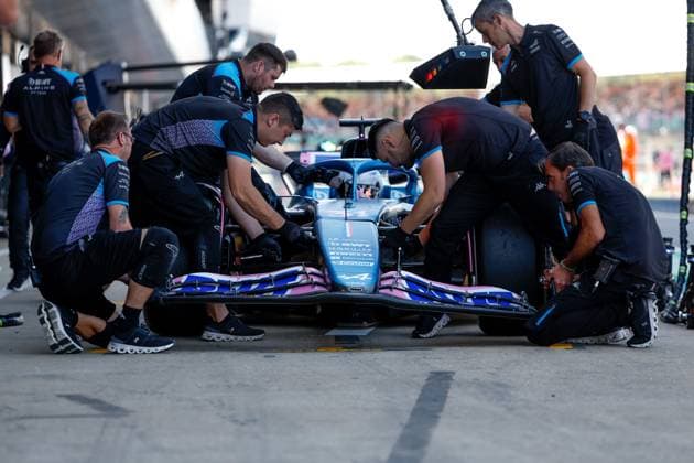 31 Esteban Ocon FRA, BWT Alpine F1 Team , F1 Grand Prix of Great Britain at Silverstone Circuit on July 7, 2023 in Silverstone, Great Britain Photo by HOCH ZWEI Silverstone Great Britain