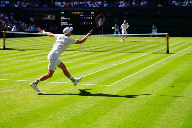 Mandatory Credit: Photo by Javier Garcia Shutterstock (13995928du) Andy Murray during his second round match Wimbledon Tennis Championships, Day 5, The All England Lawn Tennis and Croquet Club, London, UK - 07 Jul 2023 Wimbledon Tennis Championships, Day 5, The All England Lawn Tennis and Croquet Club, London, UK - 07 Jul 2023  Copyright: xJavierxGarcia Shutterstockx 13995928du
