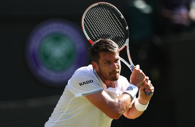 Mandatory Credit: Photo by Ella Ling Shutterstock (13995924ba) Cameron Norrie in action against Christopher Eubanks Wimbledon Tennis Championships, Day 5, The All England Lawn Tennis and Croquet Club, London, UK - 07 Jul 2023 Wimbledon Tennis Championships, Day 5, The All England Lawn Tennis and Croquet Club, London, UK - 07 Jul 2023  Copyright: xEllaxLing Shutterstockx 13995924ba