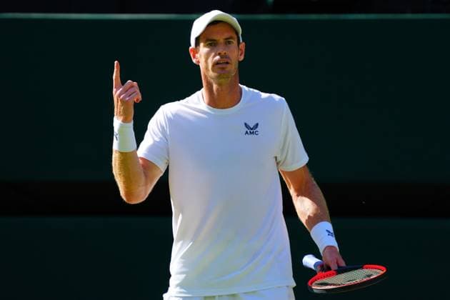 Mandatory Credit: Photo by Javier Garcia Shutterstock (13995928er) Andy Murray during his second round match Wimbledon Tennis Championships, Day 5, The All England Lawn Tennis and Croquet Club, London, UK - 07 Jul 2023 Wimbledon Tennis Championships, Day 5, The All England Lawn Tennis and Croquet Club, London, UK - 07 Jul 2023  Copyright: xJavierxGarcia Shutterstockx 13995928er