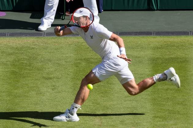 2023 Wimbledon Tournament LONDRES, LO - 07.07.2023: 2023 WIMBLEDON TOURNAMENT - Andy Murray (GBR) during the 2023 Wimbledon Tournament held in London, England. (Photo: Andre Chaco Fotoarena) x2398467x  AndrexChaco