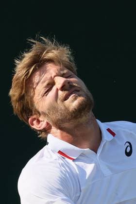 The Championships Wimbledon 2023- DAY 5- 07 07 2023 Great Britain, London, All England Lawn Tennis Club, The Championships Wimbledon 2023 - DAY 5- 07 07 2023 Belgian player David Goffin (BEL) pictured during his third round against Andrey Rublev (RUS) n London , All England Lawn Tennis Club at The Championships Wimbledon 2023 LONDON GREAT BRITAIN  Copyright: xMélaniexJeusettex