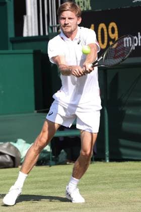 The Championships Wimbledon 2023- DAY 5- 07 07 2023 Great Britain, London, All England Lawn Tennis Club, The Championships Wimbledon 2023 - DAY 5- 07 07 2023 Belgian player David Goffin (BEL) pictured during his third round against Andrey Rublev (RUS) n London , All England Lawn Tennis Club at The Championships Wimbledon 2023 LONDON GREAT BRITAIN  Copyright: xMélaniexJeusettex