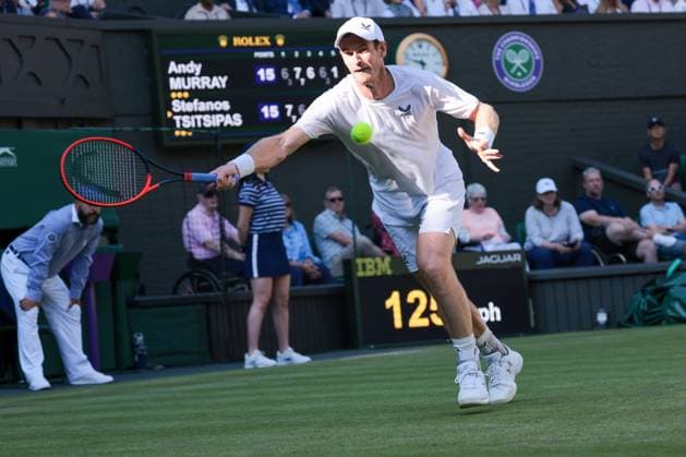 2023 Wimbledon Tournament LONDRES, LO - 07.07.2023: 2023 WIMBLEDON TOURNAMENT - Andy Murray (GBR) during the 2023 Wimbledon Tournament held in London, England. (Photo: Andre Chaco Fotoarena) x2398494x  AndrexChaco