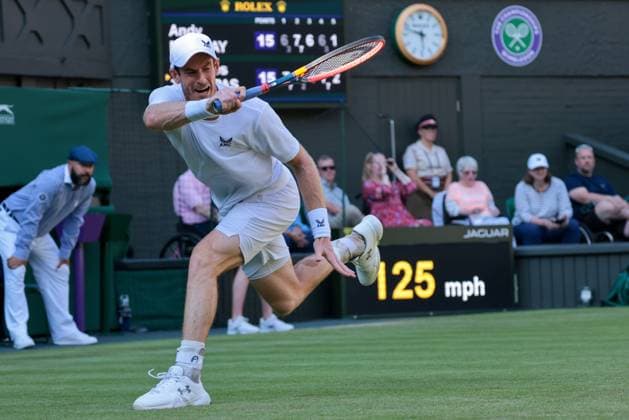 2023 Wimbledon Tournament LONDRES, LO - 07.07.2023: 2023 WIMBLEDON TOURNAMENT - Andy Murray (GBR) during the 2023 Wimbledon Tournament held in London, England. (Photo: Andre Chaco Fotoarena) x2398496x  AndrexChaco